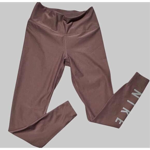 Nike Womens Power Victory 7/8 Leggings Size XS Rose Dri-Fit Hidden Pocket - Picture 2 of 8